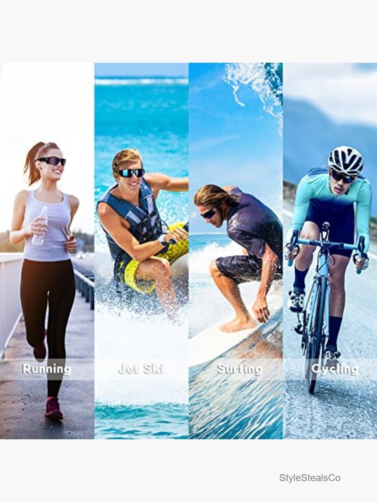 Polarized Sports Sunglasses UV400 Lightweight TR90 TAC Lens Unisex main image 6